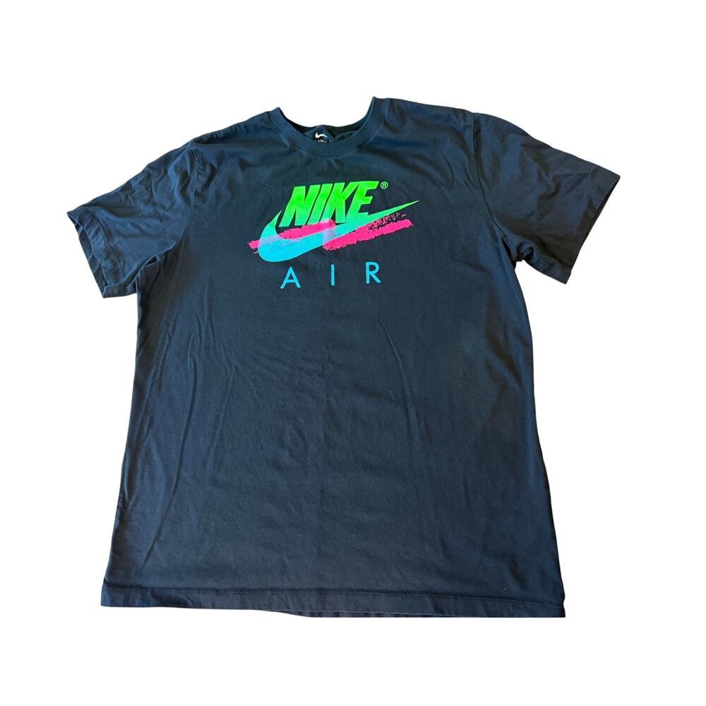NIKE Black with Neon Logo The Nike Tee Men L - Picture 1 of 6